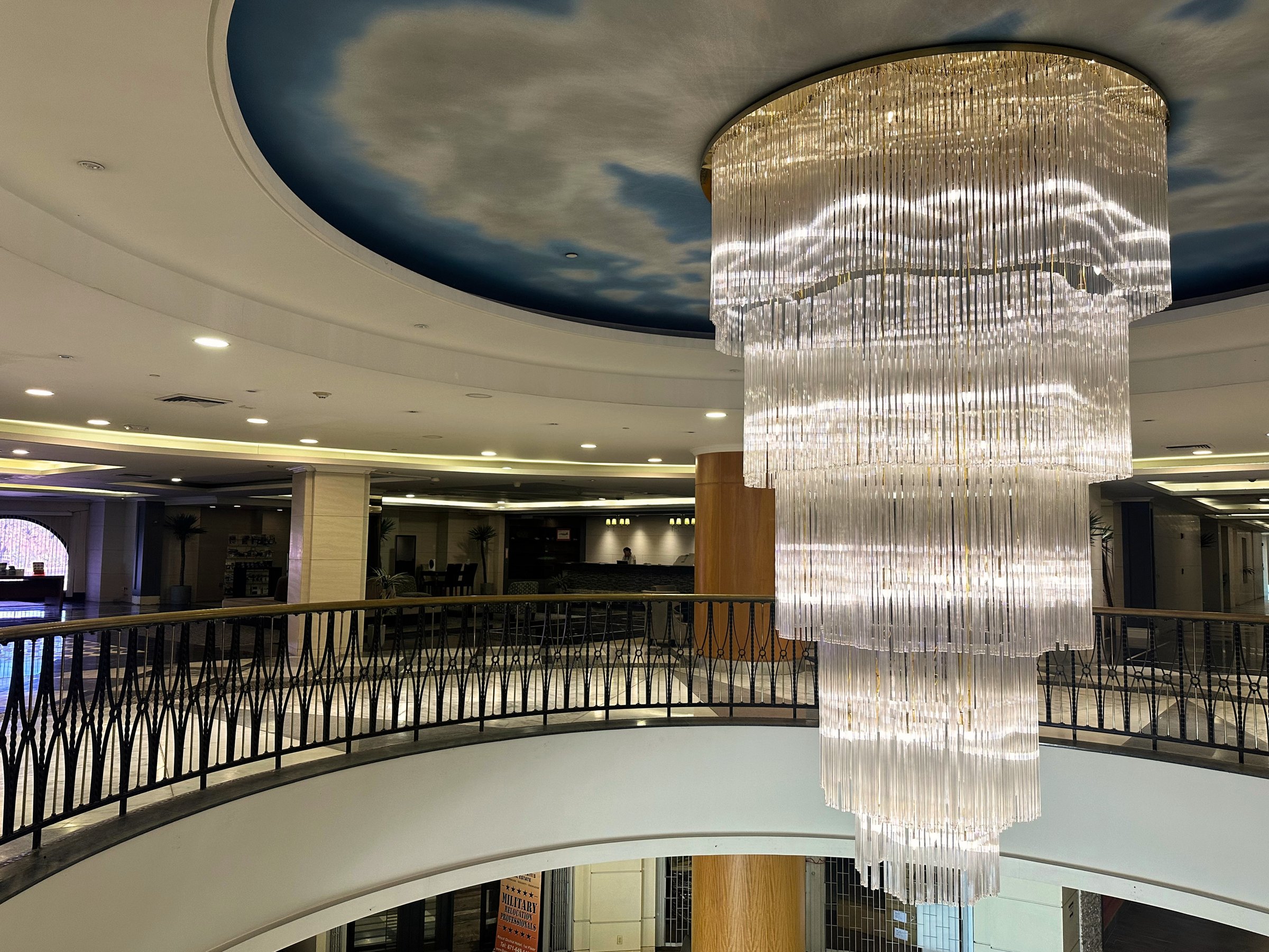 lobby chandelier