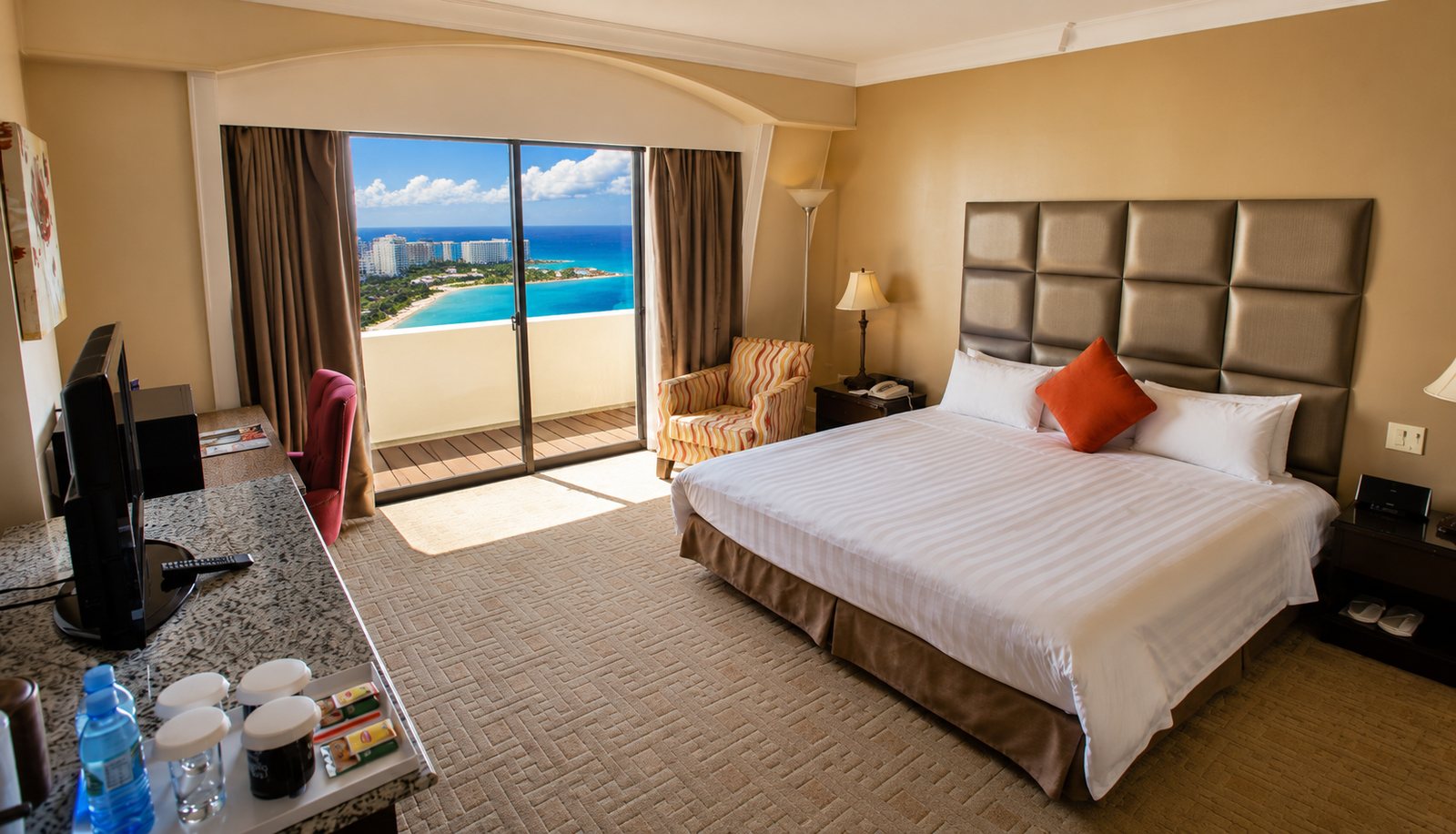 room ocean view balcony